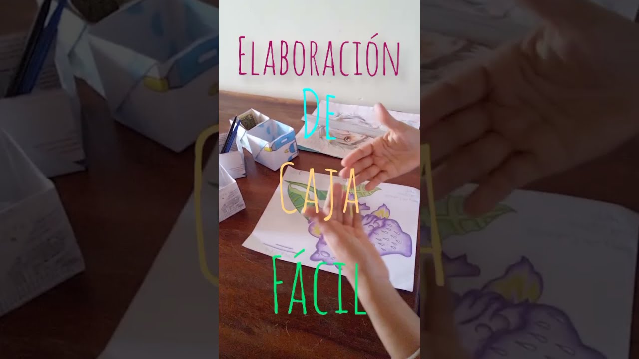 Como hacer una caja de papel