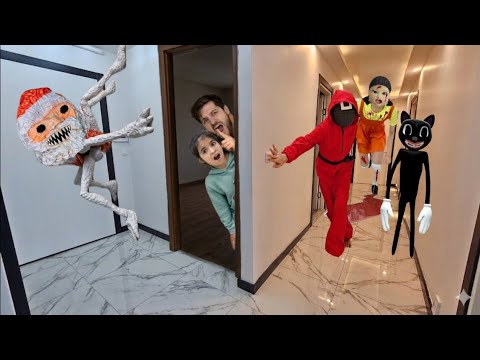 Melisa arabalı squid game polis maceraları | Melisa Nisa