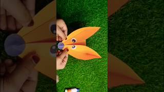 DIY Paper Fox 🦊...#diy #craft #paperfox #shorts #ytshorts #tlmjaduideas