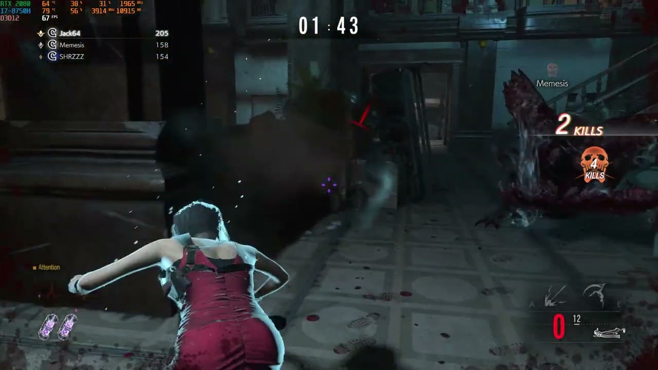 Resident Evil ReVerse Beta Ada GamePlay