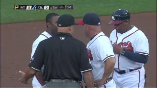 2012/04/30 Barajas throws out Bourn
