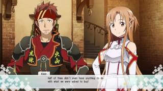 Sword Art online Re Hollow Fragment (Klein fakes credit for himself)