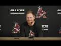Lawson Crouse at Media Day 2022 | Arizona Coyotes