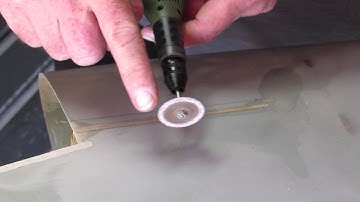 Corsair #25, Cutting Slots for Canopy Sliders