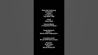 Bilak Hak Terkenang Kai Delmak (Jahut) 7 Frekuensi  PGA Bidor 1995 #asyikfm #muzikorangasli