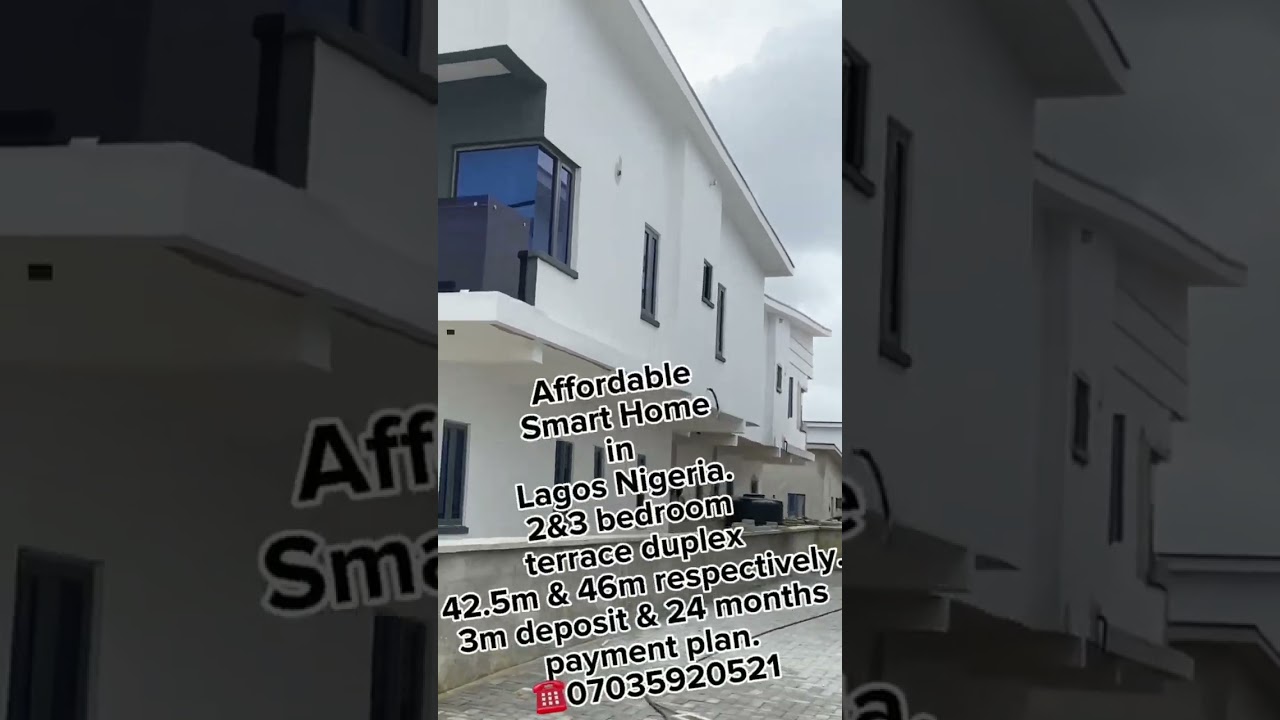 Affordable smart homes in Lagos Nigeria.