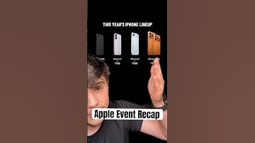 Apple Event Recap #apple #appleevent #iphone17 #iphone #iphone17promax