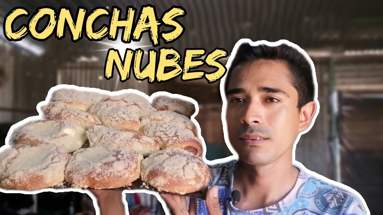ASÍ ES COMO SE HACEN LAS CONCHAS NUBES/CARTERA/PAN DULCE
