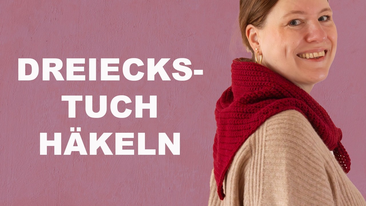 Einfaches Dreieckstuch häkeln