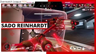 SADO REINHARDT POV | Defiant vs Mayhem - Summer Showdown | OWL Season 2021 Week 11