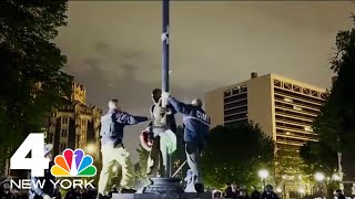 Dozens arrested at CUNY college protest | NBC New York