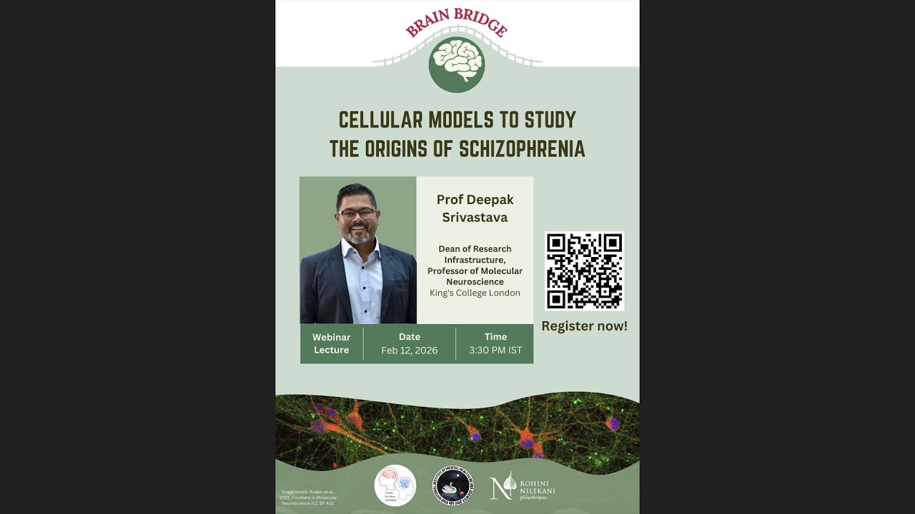 Cellular models to study the origins of schizophrenia by Prof Deepak Srivastava