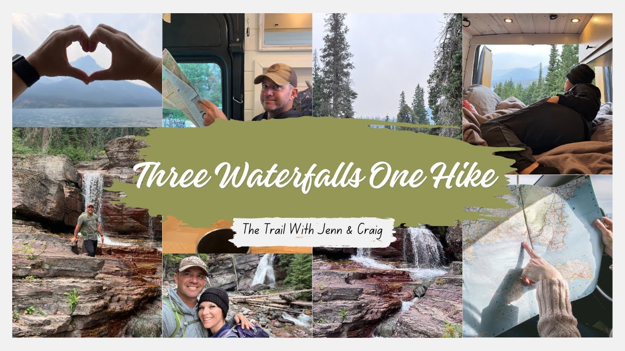 Baring Falls, St Mary’s Falls and Virginia Falls - Glacier National Park