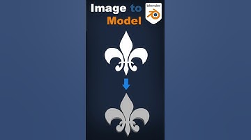 Image to model (Very Easy) : Blender
