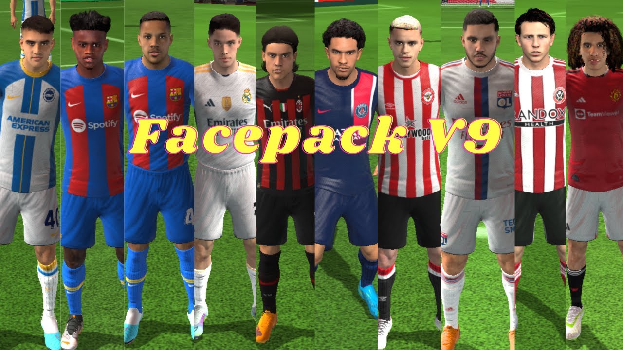 FIFA 16 mobile| Release Facepack V9 - 85+ faces