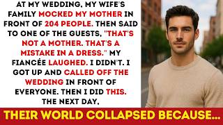 My In Laws Mocked My Mother In Front Of 204 People At My Wedding Next Day, Their World Collapsed
