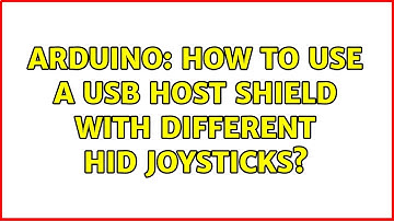 Arduino: How to use a USB host shield with different HID Joysticks?