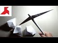 DIY ⛏️ - How to make a PICKAXE of A4 paper