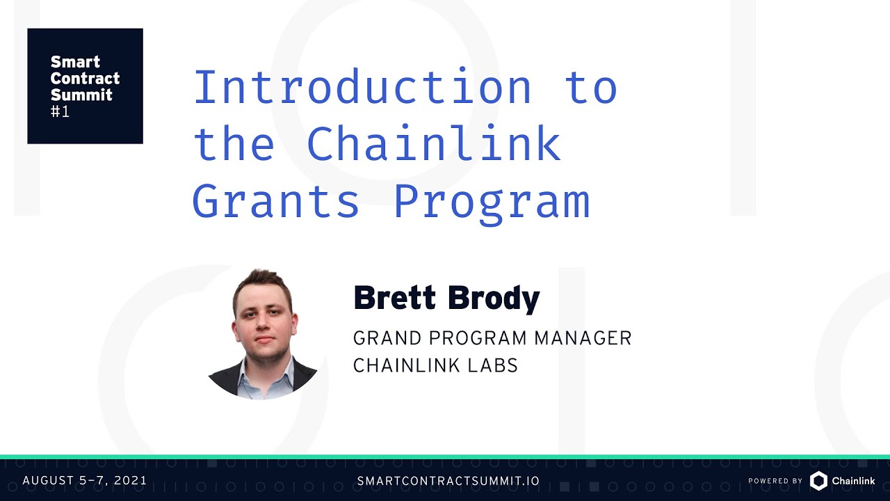 Introduction to the Chainlink Grants Program