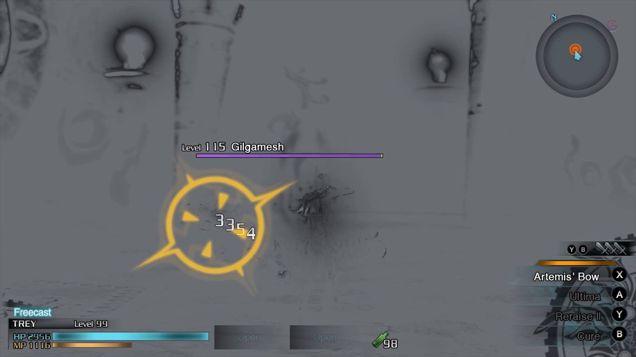 Final Fantasy Type-0 HD Trey BOSS FIGHT 8-ARMS GILGAMESH Walkthrough