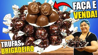 TRUFAS Para VENDER e ganhar DINHEIRO !! TRUFA DE BRIGADEIRO Passo a Passo COMPLETO + DICAS ! screenshot 5