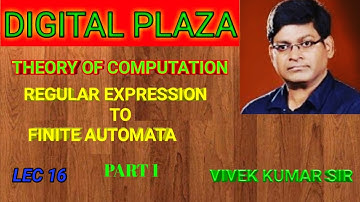 REGULAR EXPRESSION TO FINITE AUTOMATA  PART 1 | REGULAR EXPRESSION TO FINITE AUTOMATA CONVERSION