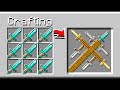 Crafting 5 *NEW* GOD Swords In MINECRAFT!