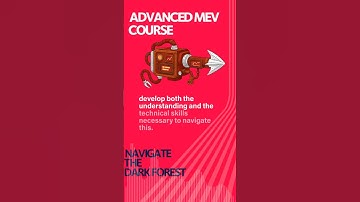 Advanced MEV Course preview #blockchain  #programming #ethereum  #code