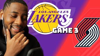 LAKERS vs TRAIL BLAZERS - Full Game 3 Highlights | August 22, 2020 🏀 REACTION