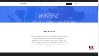 Warhol - Responsive Multipurpose WordPress Theme for Creatives      V