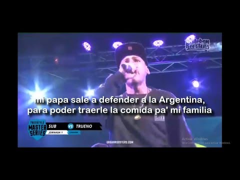 MINUTOS de SUB vs TRUENO con LETRA | FMS ARGENTINA temp. 2