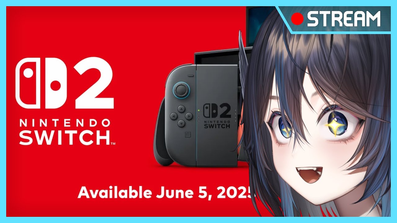 Crow Vtuber Reacts to Nintendo Switch 2 Announcement! | Nintendo Direct 4/2/2025