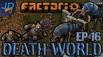 FACTORIO 0.17 DEATHWORLD with P0ober EP16 Blaming it on the Lag