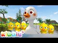 🦆 Five Little Ducks | Kids Nursery Rhymes | The Duck Song