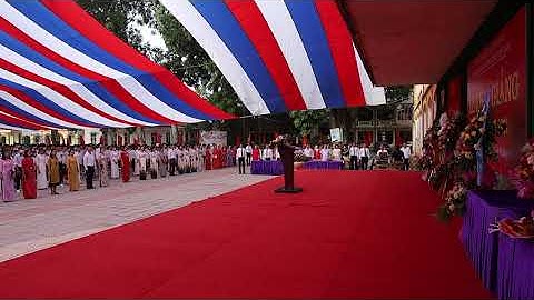 Lễ chào cờ - Khai giảng thpt Ngô Gia Tự 2020-2021