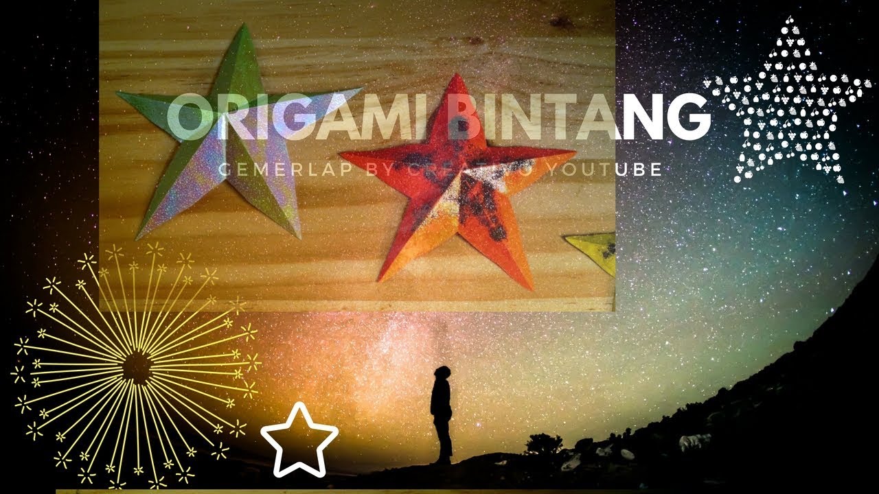  Cara  membuat  origami  bintang  gemerlap dengan mudah  YouTube