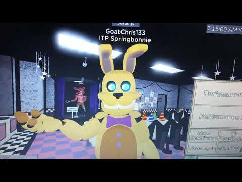 How To Get Into The Pit Springbonnie In Archived Nights Fnaf Roleplay Roblox Youtube - spring bonnie suit roblox