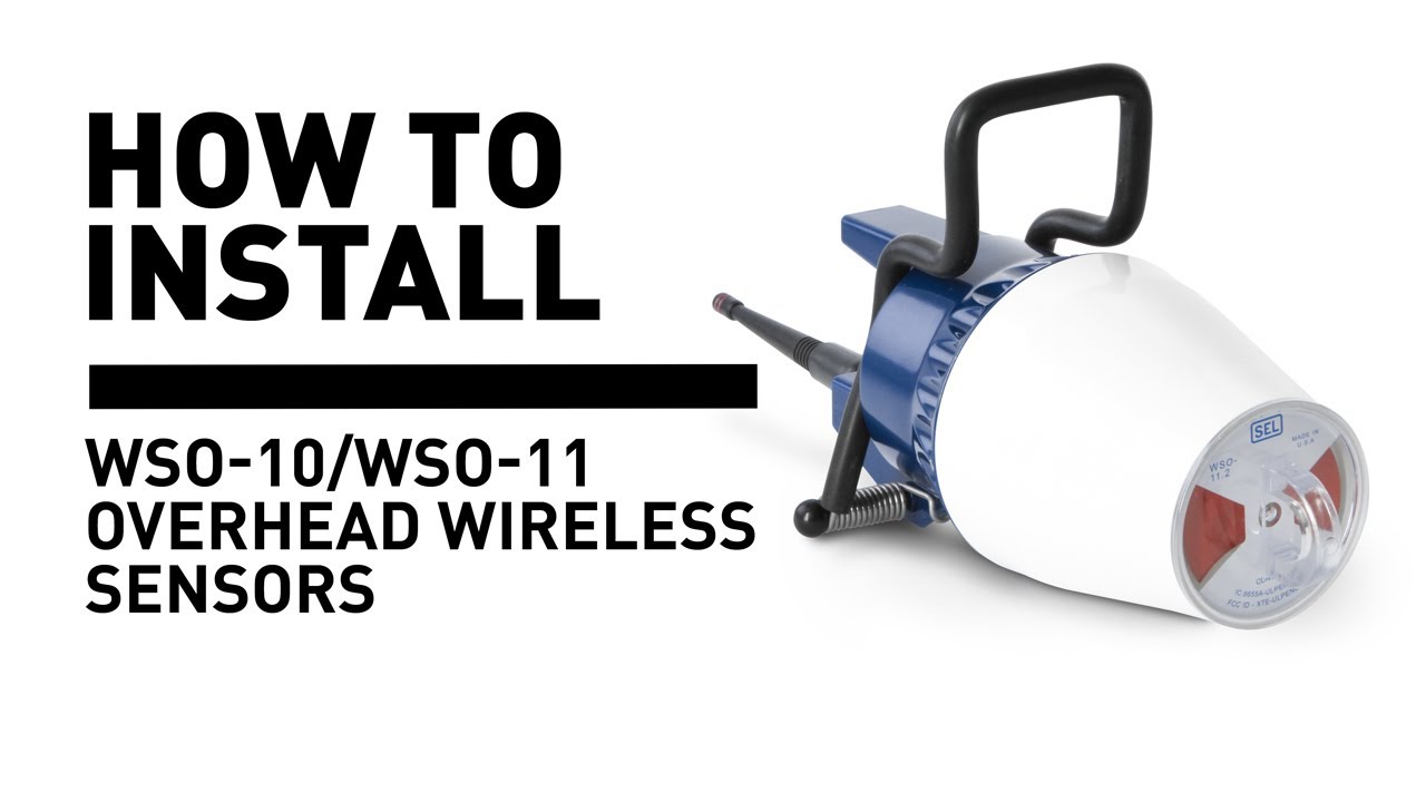 How To Install WSO-10/WSO-11 Overhead Wireless Sensors