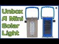 Unboxing Of Mini Emergency Light || Unbox powerful Torch Light || Solar Light Unboxing ||