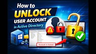 How to unlock user account in active directory 2026 #tech_helpdesk