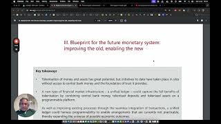 Introduction:  Blueprint for the future monetary system. Improving the old, enabling the new