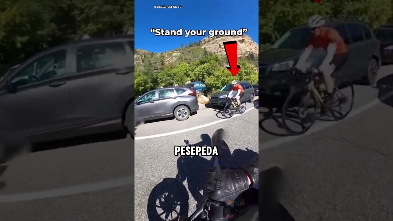 Pemotor Ejek Pesepeda Saat Nanjak, Endingnya Malah Bikin Malu 😂🚴‍♂️
