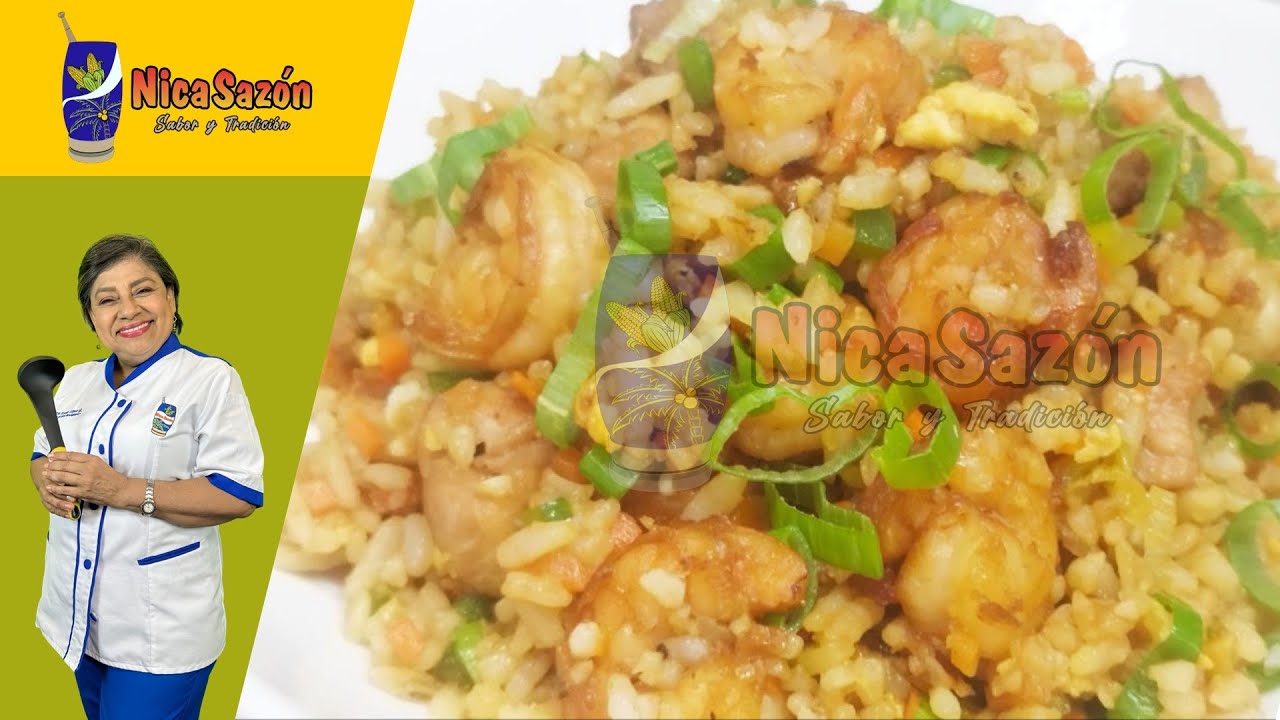 María Esther López | Arroz chino con cerdo y camarones a lo nica