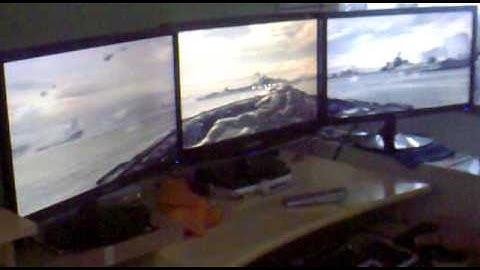 Call of Duty MW3 com 3 monitores Eyefinity Multi-Display