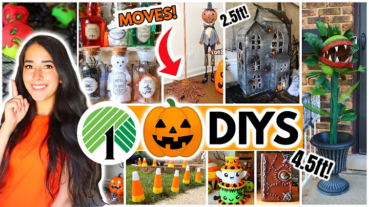 DOLLAR TREE HALLOWEEN DIYS 🎃 (easy affordable hacks try this 2023)
