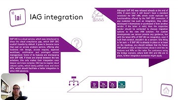 SAP IdM Migration Guidelines: IAG integration