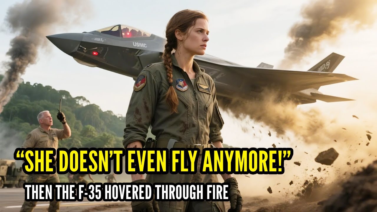 The General Said “We Have No Pilot” — Then Froze When the F-35 Hovered Through Fire