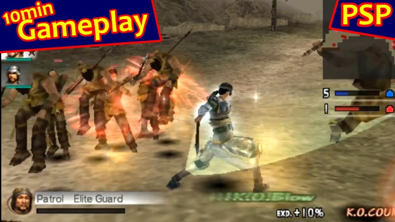 Dynasty Warriors Vol. 2 ... (PSP) Gameplay - YouTube