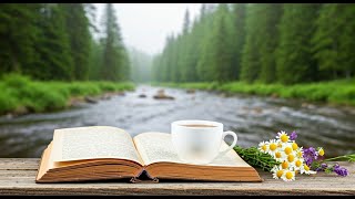 📖Forest Library by the River 🌿 Peaceful Reading Ambience, Soft Nature Sounds for Study & Calm screenshot 2