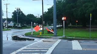 Crosswalk malfunction - Parsons Avenue and Vonderburg Drive traffic lights - Brandon, Florida